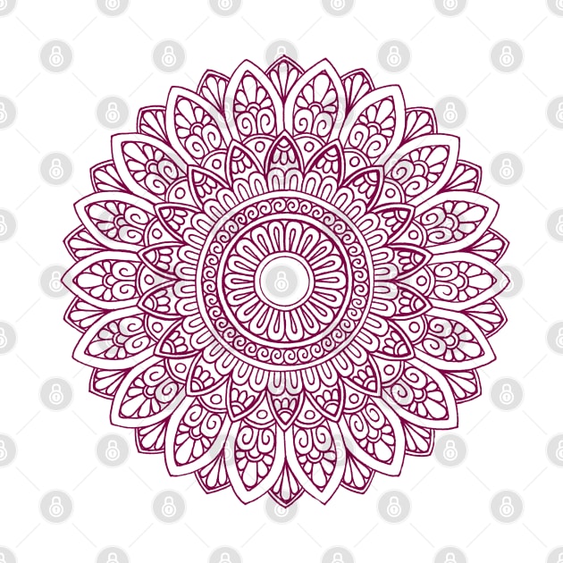 Mandala (magenta) by calenbundalas