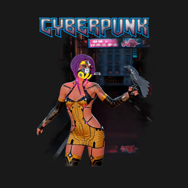 Disover Cyberpunk Crow - Cyberpunk - T-Shirt