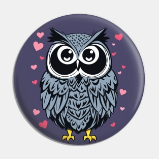 kawaii Mr. Owl 11 Pin