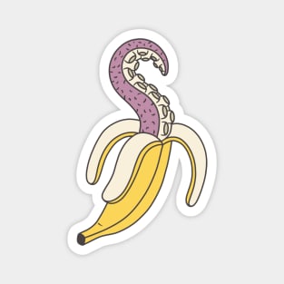 Banana tentacle Magnet