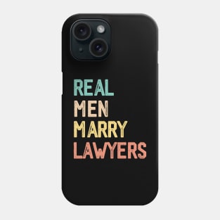 Vintage Husband Married Lawyers Husband Engagement Lawyers Phone Case