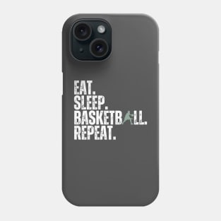 Eat Sleep Basketball Repeat Retro Vintage Boy Kid Men Women Phone Case