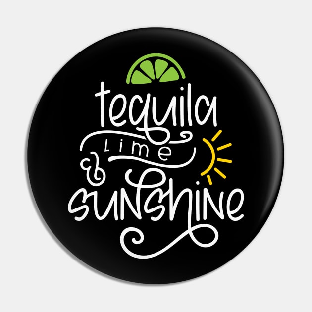 Tequila, Lime & Sunshine Pin by CatsCrew