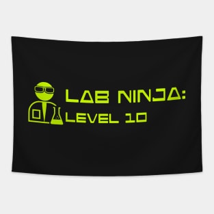 Lab Ninja Level 10 Green Chemist Tapestry