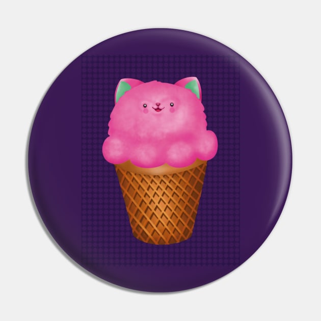 Strawberry Ice Cream Pin by Doggomuffin 