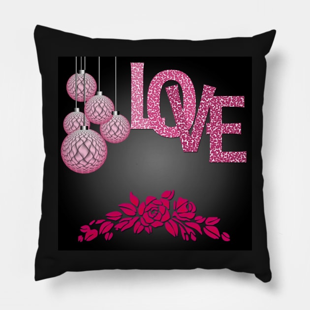 Valentine's day Pillow by ikshvaku