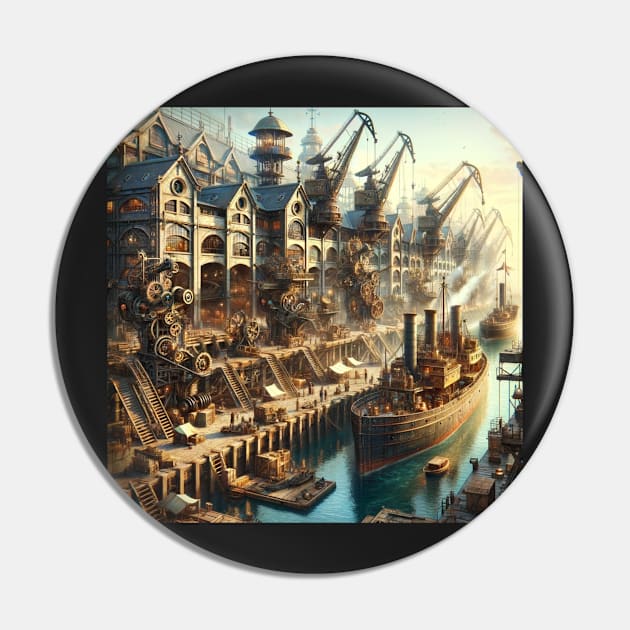 Mechanical Marvels of the Steam Port Pin by heartyARTworks