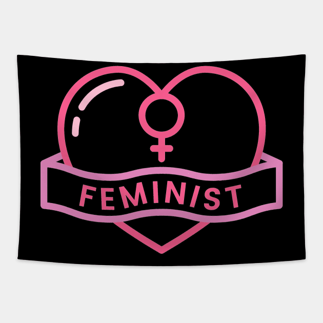 feminist love symbols Tapestry by iambolders