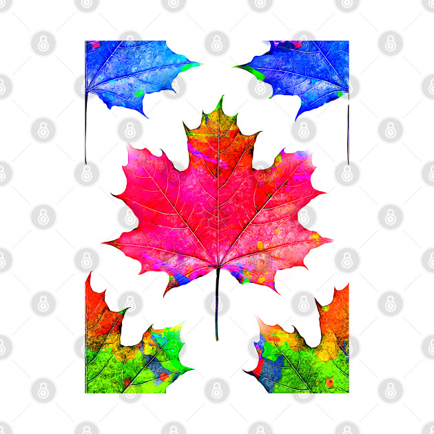 Cartoon Maple Leaves by danieljanda