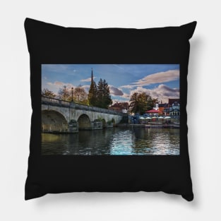 Wallingford Bridge Into The Town Pillow