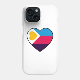 Polyamory Pride Heart - New Pride Colors! Phone Case