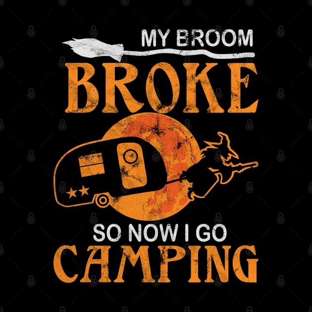 My broom broke so now I go camping by BadDesignCo