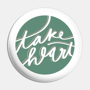 Take Heart John 16:33 Pin