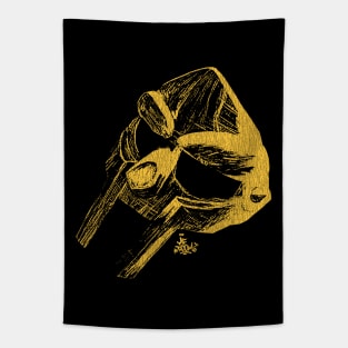 MF Doom Mask Yellow Tapestry