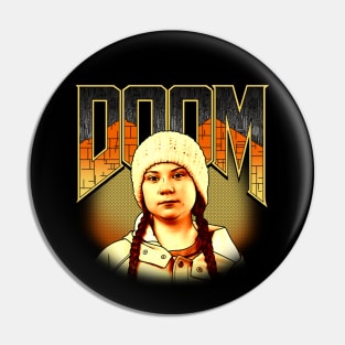 Climate Change Activist Gamer Political Parody Pin