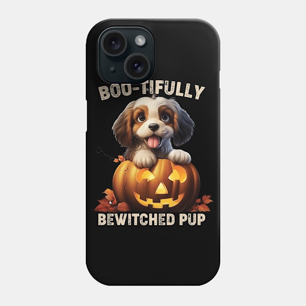 Creepy Canine Crew Dog Witch Halloween Phone Case by Rosemat