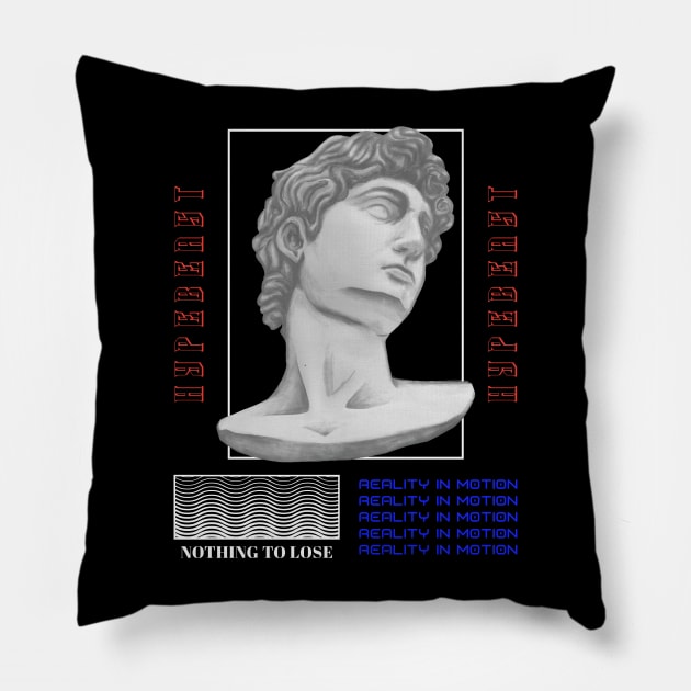 Reality In Motion Pillow by Load Art