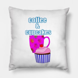 COFFEE Break And Cupcakes Pillow