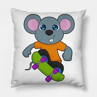 Mouse Skater Skateboard Pillow