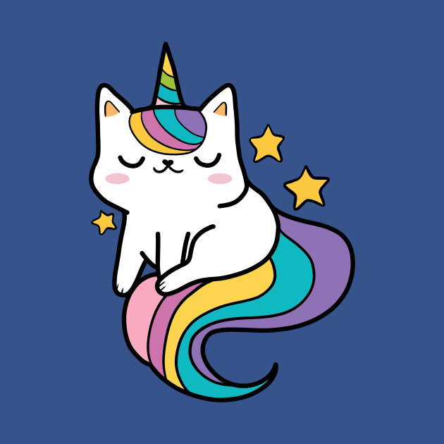 Unicorn Rainbow Kitty by by_Akku