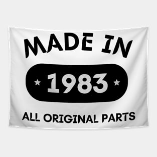 Vintage Perfection: Made in 1983, All Original Parts Tapestry