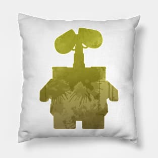 Robot Inspired Silhouette Pillow