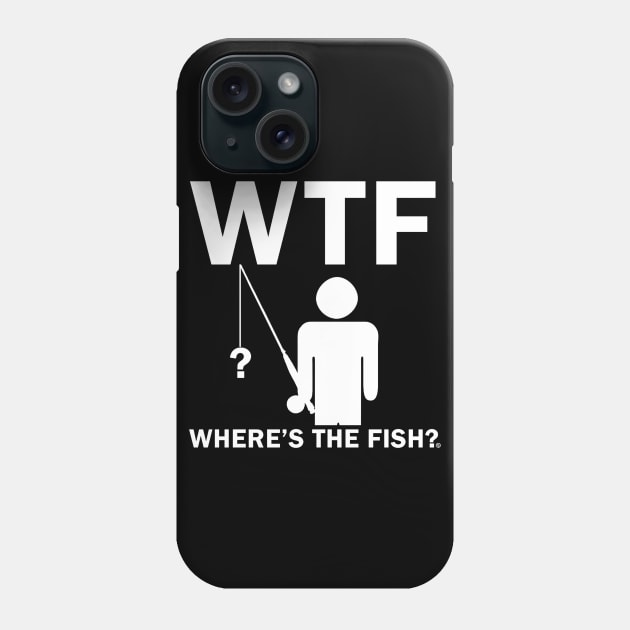 wtf where the fish Phone Case by stockiodsgn