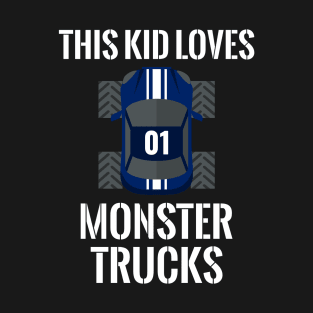 This Kid Loves Monster Trucks #1 T-Shirt