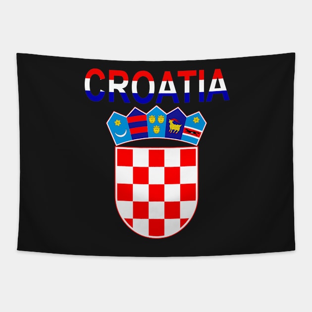 Croatia Coat Of Arms Tapestry by uncleodon