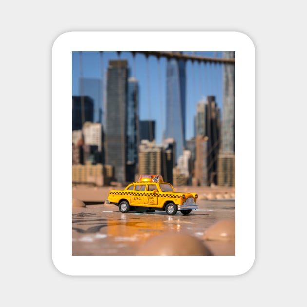 New York Yellow Taxi 2 Magnet by igjustin