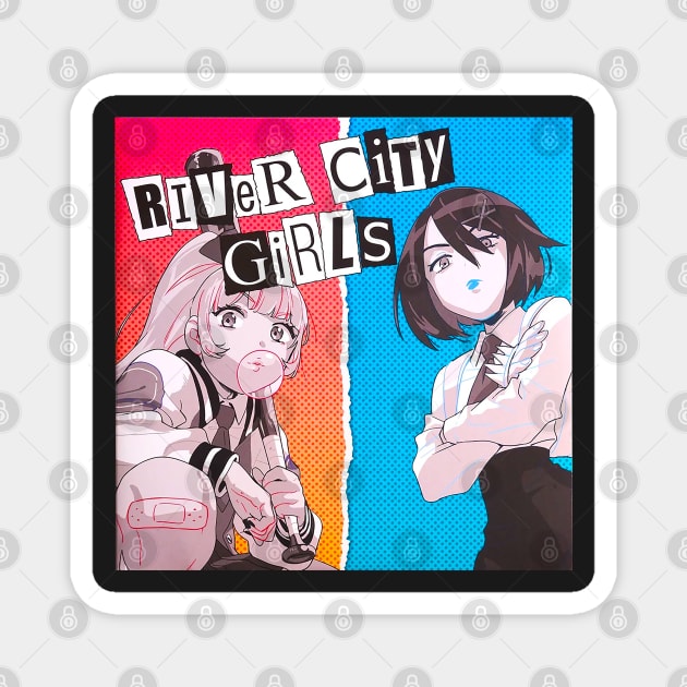 River City Girls Magnet by hidexmian