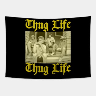 THE STAY GOLDEN THUG LIFE VINTAGE Tapestry