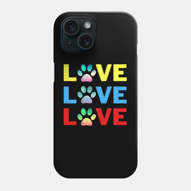 Love for Pets Phone Case by PositiveInfluencerJ9