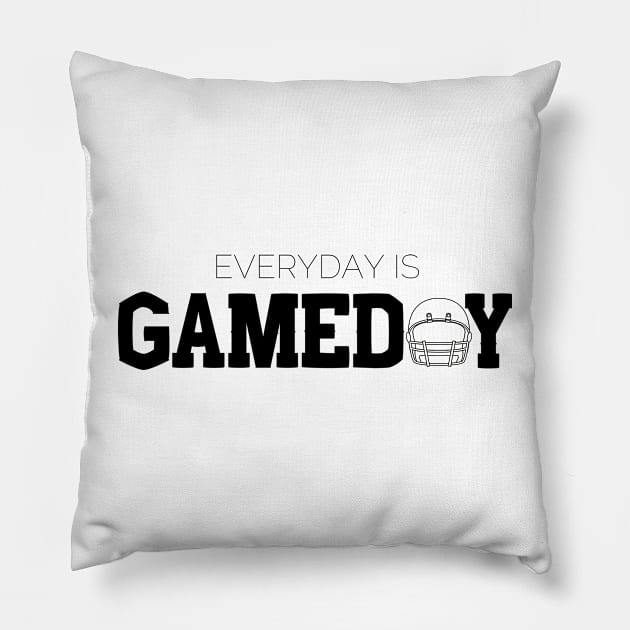 Everyday is Game Day2 Pillow by CR TEES