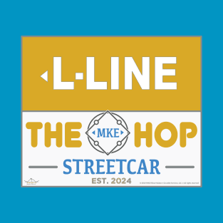 MKE HOP L-Line • Milwaukee Streetcar T-Shirt