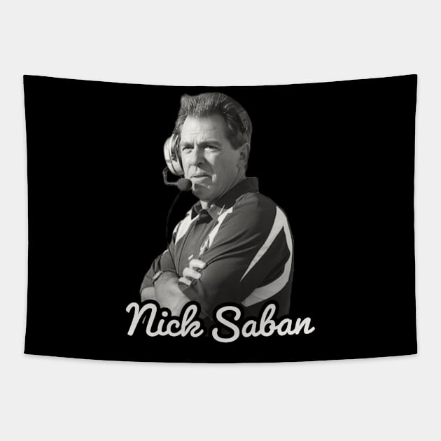 Nick Saban / 1951 Tapestry by Nakscil