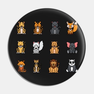 Cute animal zen mode Pin