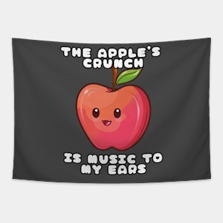 Red Apple Cute Illustration Tapestry