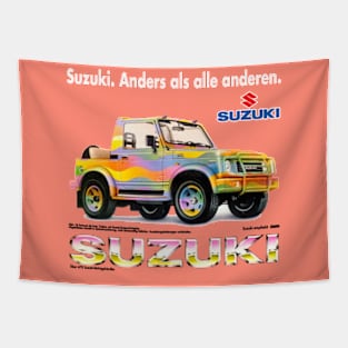 SUZUKI SAMURAI - German advert Tapestry