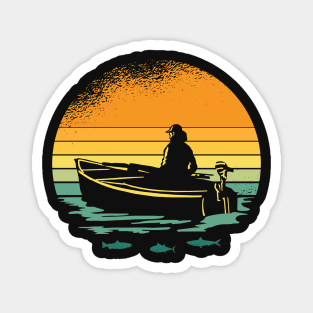 Retro Vintage Sailing Magnet