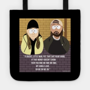 Jay and Silent Bob SouthPark Cartoon Mash-Up Tote