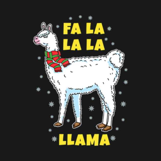 Fa La La Llama Lovers Christmas - Llama - Crewneck Sweatshirt | TeePublic