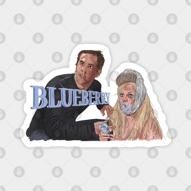 Just Friends: BLUEBERRY Magnet by 51Deesigns