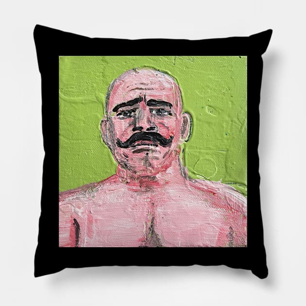 Iron Sheik Pillow by ElSantosWorld