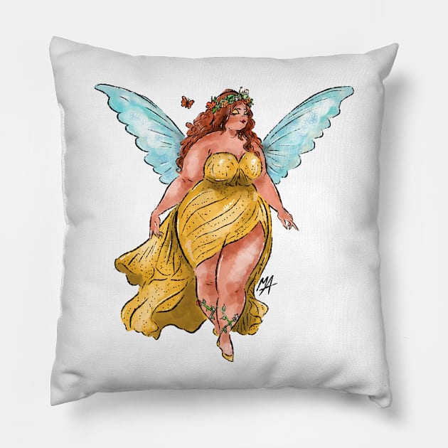 Pretty Spring Fairy Pillow by The Mindful Maestra