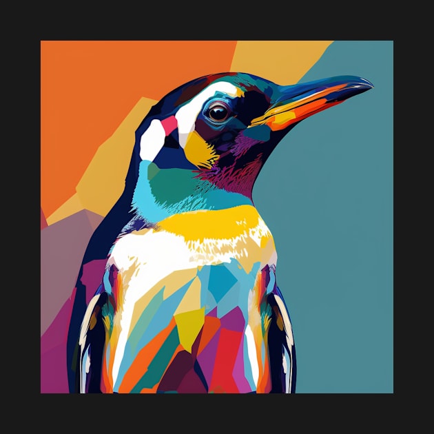 Pop Art Penguin by Star Scrunch