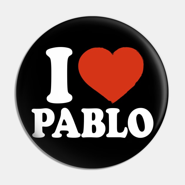 I Love Pablo Pin by Saulene