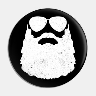 Beard Glasses Pin