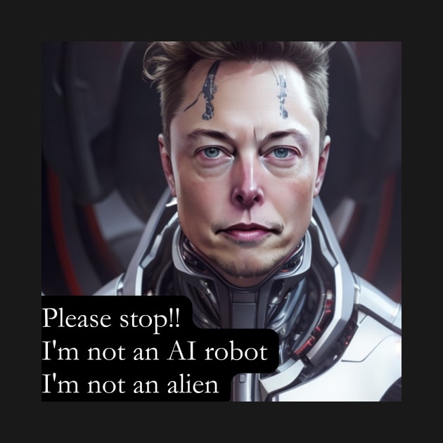 I'm not an AI robot, I'm not an Alien by QC_Anime