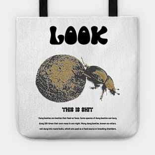 dung beetle Tote